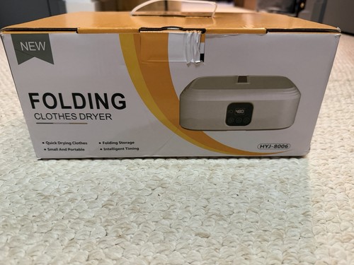 Folding spin clothes - dryer, w/